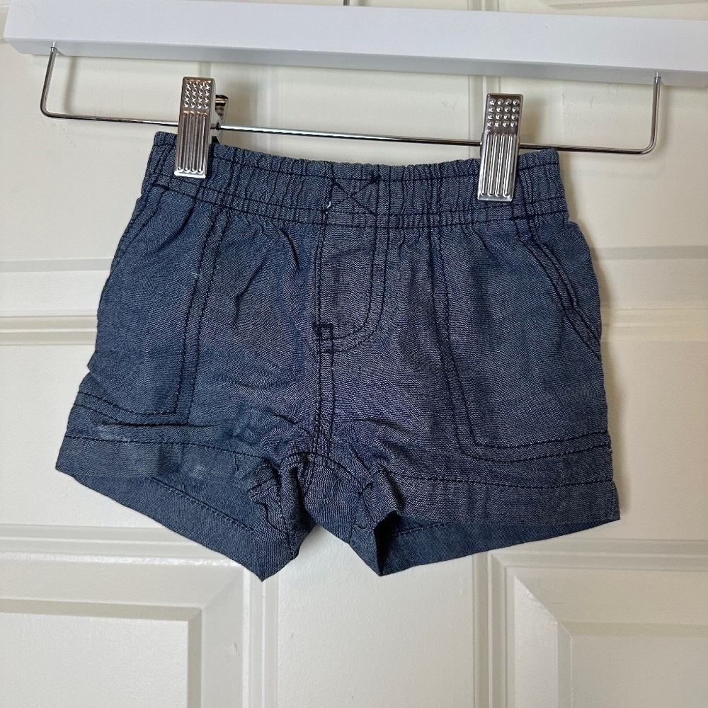 Carter's Blue Jean Shorts Baby Size 3months